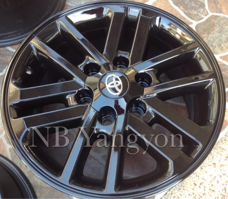 ล้อแม็ก Fortuner BMC ขอบ17 ทำสีดำเงา ล้อแม็ก Fortuner BMC ขอบ17 ทำสีดำเงา