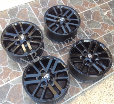 ล้อแม็ก Fortuner BMC ขอบ17 ทำสีดำเงา ล้อแม็ก Fortuner BMC ขอบ17 ทำสีดำเงา