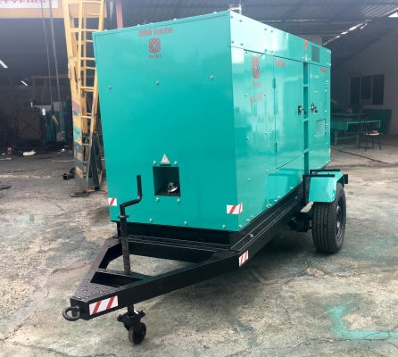เครื่องปั่นไฟ80KW.พร้อมล้อพ่วง