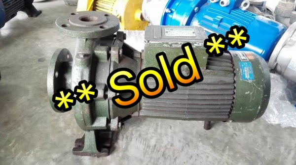 **ขอบคุณผู้ซื้อ&amp;พี่เสือ** ปั้มน้ำหอยโข่งใบทองเหลือง ARENO ITALY 5.5 HP 380V สภาพสวยพร้อมใช้มาเทสได้!!