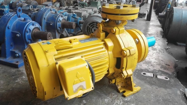 **ขอบคุณผู้ซื้อ&amp;พี่เสือครับ!!** ปั้มน้ำหอยโข่งใบทองเหลือง Mitsubishi 5 HP 380V สภาพสวยพร้อมใช้มาเทสก่อนได้!!