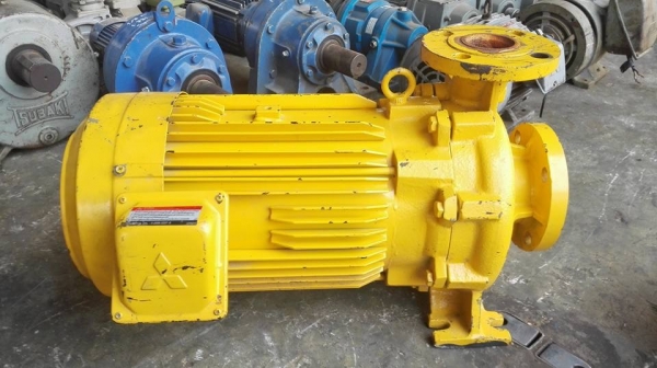 **ขอบคุณผู้ซื้อ&amp;พี่เสือครับ!!** ปั้มน้ำหอยโข่งใบทองเหลือง Mitsubishi 10 HP 380V สภาพสวยพร้อมใช้มาเทสก่อนได้!!