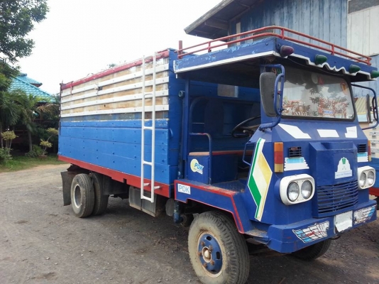 รถอีแต๋น 6 ล้อดั้มเพื่อการเกษตร เครื่องอีสุสุ 4 สูบ...ยกหัวได้