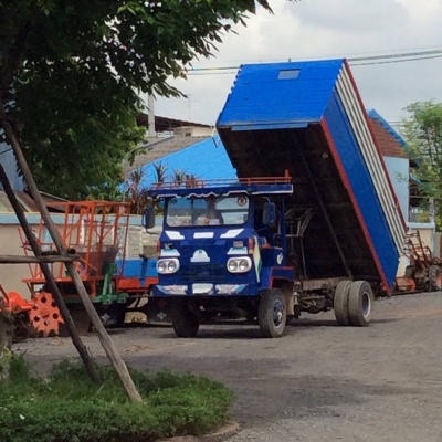 รถอีแต๋น 6 ล้อดั้มเพื่อการเกษตร เครื่องอีสุสุ 4 สูบ...ยกหัวได้