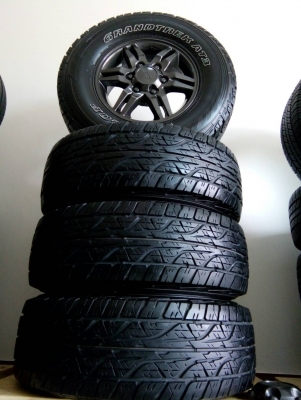 ขายล้อพร้อมยางอีซูซุ 6รู ขอบ16 รมดำ 4ล้อ=14,500