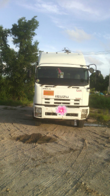 ขายรถบรรทุก 10 ล้อดัมพ์ ISUZU FVZ 300 แรงม้าปี 2555 มีระบบลากพ่วง ราคา 1800000
