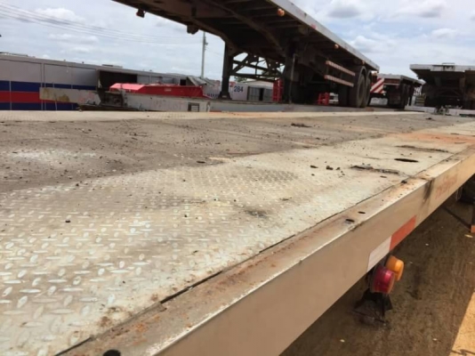 ขายหางพื้นเรียบสามมิตรกับ RCK 2 เพลา ยาว 12 เมตรปี 2551 ราคา 160000