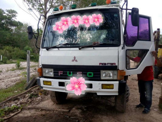 ขายรถบรรทุก 10 ล้อเทรลเลอร์ MITSUBISHI FN527MA 195 แรงม้า 2 เพลา ใส่เครื่อง HO7D 195 ราคา 480000