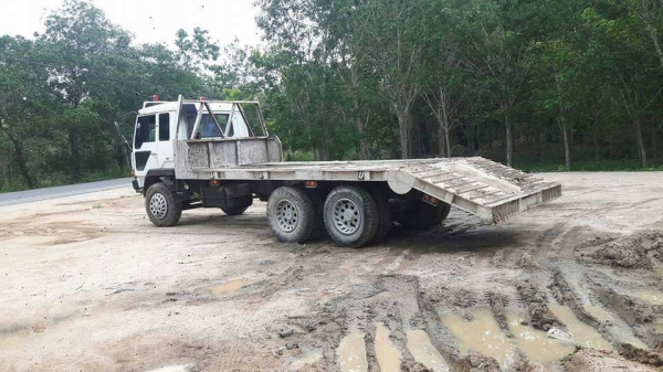 ขายรถบรรทุก 10 ล้อเทรลเลอร์ MITSUBISHI FN527MA 195 แรงม้า 2 เพลา ใส่เครื่อง HO7D 195 ราคา 480000