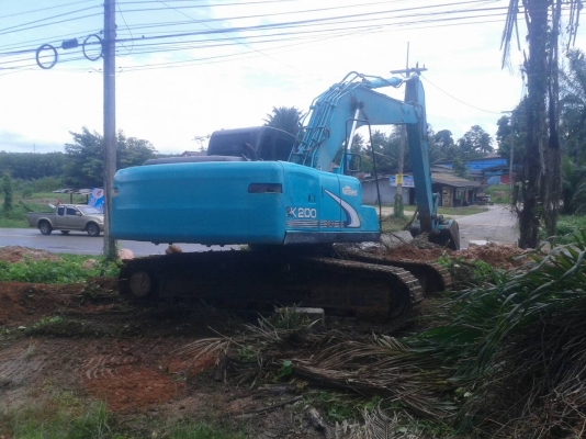ขายรถแบคโฮ KOBELCO SK200-6 YN10 เอกสารเล่มทะเบียน ราคา 1400000