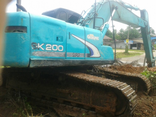 ขายรถแบคโฮ KOBELCO SK200-6 YN10 เอกสารเล่มทะเบียน ราคา 1400000