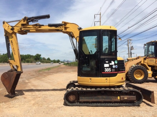 ขายรถแบคโฮ CAT 305SR คอลโทรลสั้น สภาพสวยพร้อมใช้ นำเข้าจากญี่ปุ่น มีVDOการทำงานครับ