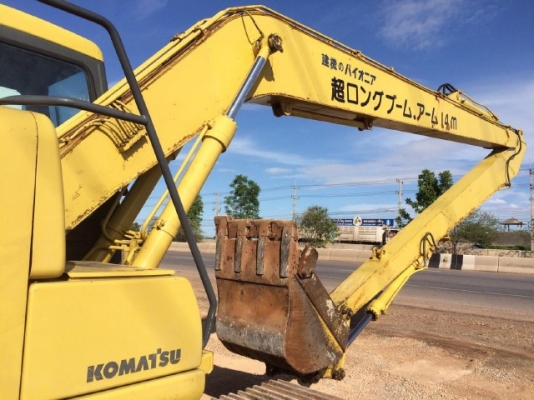 ขายรถแบคโฮ KOMATSU PC120-6 บูมยาว 14 เมตร สภาพสวยพร้อมใช้งาน มีVDOการทำงานครับ
