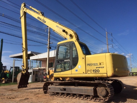 ขายรถแบคโฮ KOMATSU PC120-6 บูมยาว 14 เมตร สภาพสวยพร้อมใช้งาน มีVDOการทำงานครับ