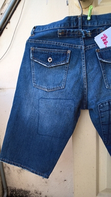 กางเกงยีนส์ขาสั้น ทำ vintage กางเกงยีนส์ขาสั้น ทำ vintage