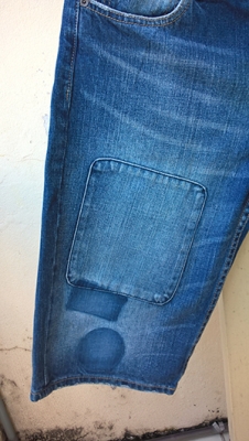 กางเกงยีนส์ขาสั้น ทำ vintage กางเกงยีนส์ขาสั้น ทำ vintage