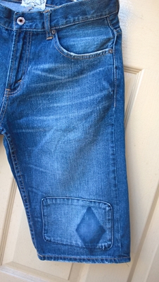 กางเกงยีนส์ขาสั้น ทำ vintage กางเกงยีนส์ขาสั้น ทำ vintage