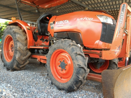 ขายรถไถ KUBOTA L4708 พร้อมอุปกรณ์ดันหน้าและผาน6  ราคา 370,000 มีรถขนส่งบริการทั่วไทย สอบถาม DC Tractor Rayong 0818618678,0899347475 id line=0818618678 id line=0899347475  https://www.facebook.com/DC-Tractor-Rayong-307154532717928/shop?rid=307154532717928&