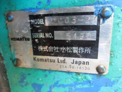 NEW รถขุด KOMATSU PC03-2 รหัสสินค้า : 80903913 www.nihonmono.com NEW รถขุด KOMATSU PC03-2 รหัสสินค้า : 80903913 www.nihonmono.com