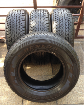 ยาง Dunlop 265 65 17 กลางปี15 ดอกเต็ม ไม่มีปะ ราคาไม่แพง