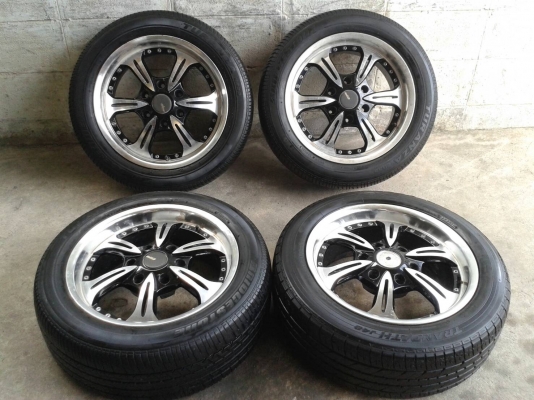 ขอบ17นิ้ว6รู พร้อมยาง สวยๆ 4 ล้อ ราคา 7900 บาท