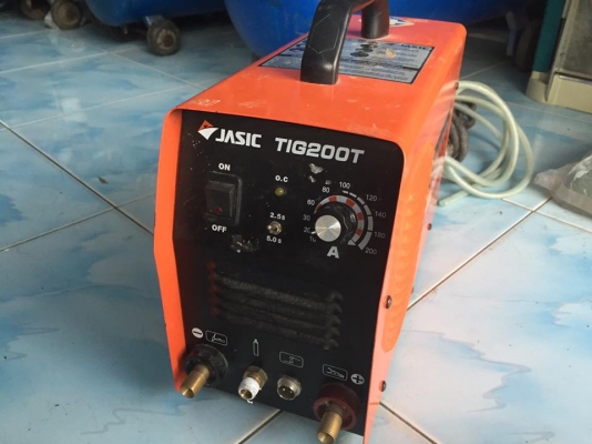 ขายตู้เชื่อมอาร์กอน JASIC TIG200T มือสองสภาพสวยครับ