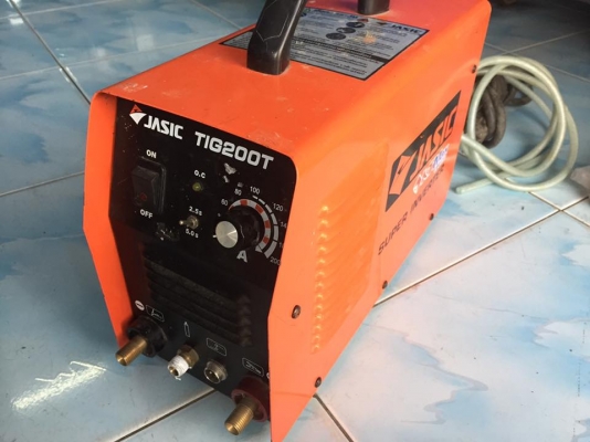 ขายตู้เชื่อมอาร์กอน JASIC TIG200T มือสองสภาพสวยครับ