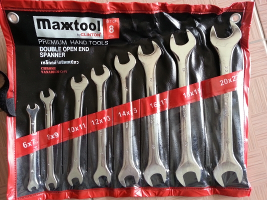 ประแจแหวน ปากตาย 8 ตัว - 14 ตัวชุด