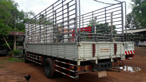 ขายด่วนหกล้อกระบะคอก FF3H 195  แรง ยาว 7.20 เมตร เครื่องดีครัชชีสวย พร้อมใช้งานได้เลย เอกสารพร้อมโอน 081-1597055K.อิ้ง 081-2995537 k.อุ้ด