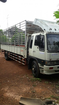 ขายด่วนหกล้อกระบะคอก FF3H 195  แรง ยาว 7.20 เมตร เครื่องดีครัชชีสวย พร้อมใช้งานได้เลย เอกสารพร้อมโอน 081-1597055K.อิ้ง 081-2995537 k.อุ้ด