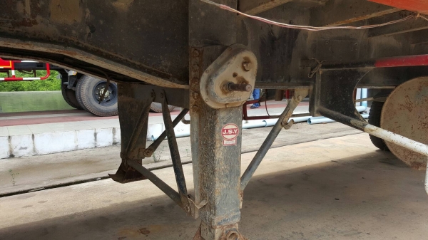 ขาย หางเทนเลอร์ พื้นเรียบ 3 เพลายัด ยาว 12 เมตร มีระบบถุงลมยกเพลาได้ เอกสารเล่มทะเบียนครบ