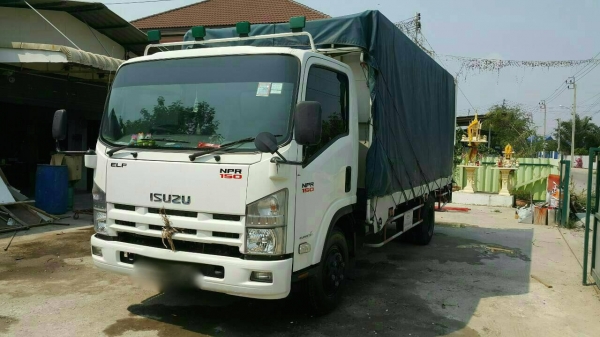 รถอีซูซุ 6 ล้อ NPR 150 แรงม้า. ปี 57. , ( รถวิ่ง 23,xxx กม. )    สนใจติดต่อ  081 - 6079515