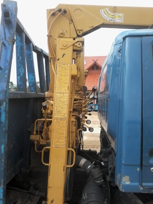 ขายเครนติดหลังรถบรรทุก ยี่ห้อ TADANNO น้ำหนักยก 2.5 ตัน 3 ปลอก 2 ชัก ราคา 95,000 บาท