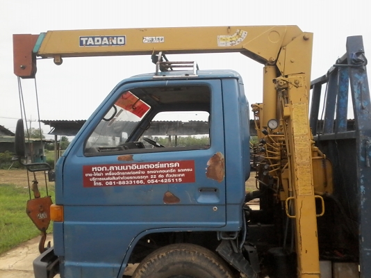 ขายเครนติดหลังรถบรรทุก ยี่ห้อ TADANNO น้ำหนักยก 2.5 ตัน 3 ปลอก 2 ชัก ราคา 95,000 บาท