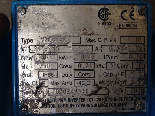 ขายมอเตอร์สั่น-เขย่า V V Vibrating made in Germany 1/4HP. 380V สภาพสวย(ทำสีใหม่) สั่นแรง พร้อมใช้งาน ขายมอเตอร์สั่น-เขย่า V V Vibrating made in Germany 1/4HP. 380V สภาพสวย(ทำสีใหม่) สั่นแรง พร้อมใช้งาน