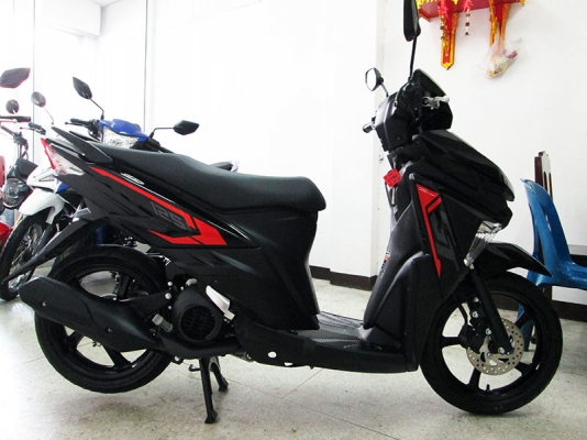โอนฟรี) ขาย Yamaha GT 125CC ปลายปี 2015 เครื่องยนต์ระบบหัวฉีดรุ่นใหม่ประหยัดน้ำมัน สภาพสวย  มีกุญแจแท้ 2 ดอกสีดำ