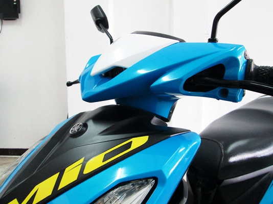 (โอนฟรี) ขาย Mio 125I ปี 2015 ตัว TOP ล้อแม็ก ไมล์แท้ 6955 กม เครื่องหัวฉีดประหยัดน้ำมัน สภาพสวยเดิมๆ  สีฟ้า ดำ