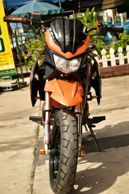 Kawazaki Ksr สีส้ม-ดำ ปี 55 สภาพเดิม ๆ ราคา เบา ๆ