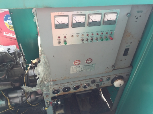 ขาย.เครื่องปั่นไฟ yanma 30 kva เก่าญี่ปุ่น แปลงไฟเป็น 220 v แล้ว