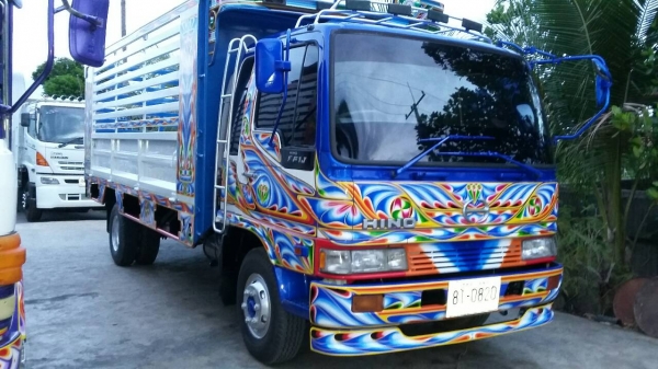 ขายรถดั้มพ์ 6 ล้อ HINO  FD เครื่อง HO7D = 195 แรงม้า บรรทุกข้าว พืชผลทางการเกษตรดีครับ
