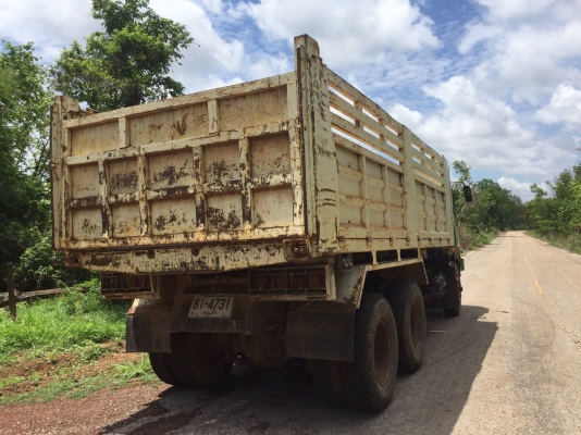 HINO 725 เครื่องHO7Dเครื่อง195 ดั้ม2เพลาทะเบียนพร้อม