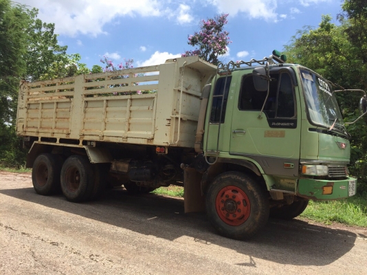 HINO 725 เครื่องHO7Dเครื่อง195 ดั้ม2เพลาทะเบียนพร้อม