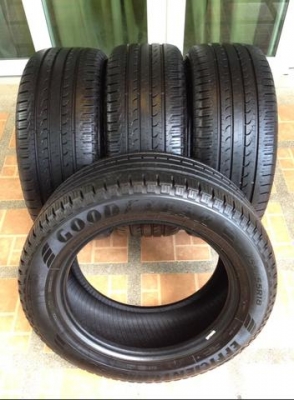 ยาง Goodyear 255 55 18 ปลายปี13 ดอกเต็ม ใช้ยาว ราคาไม่แพง ยาง Goodyear 255 55 18 ปลายปี13 ดอกเต็ม ใช้ยาว ราคาไม่แพง