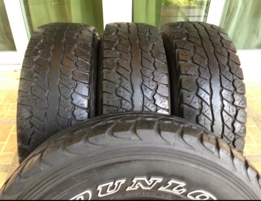 ยาง All Dunlop 30 9.5 R15 ปี12 พร้อมใช้งาน ราคาไม่แพง