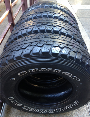 ยาง All Dunlop 30 9.5 R15 ปี12 พร้อมใช้งาน ราคาไม่แพง