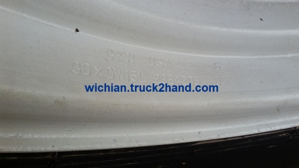 ขายแล้วครับ กะทะล้อหลังรถไถฟอร์ดเก่านอก กะทะขอบ 30"x15" พร้อมยางใหม่ไฟร์สโตน 18.4-30+ยางในใหม่