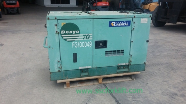 ขายเครื่องปั๊มลม DENYO DPS70S ใช้งานเพียง 500 ชม.