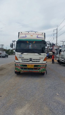 ขายรถบรรทุก HINO FG8J ปี 52 เครื่อง 212 แรง ยาว 7.60 เมตร หกล้อเสริมเพลาเป็นสิบล้อลงเล่มถูกต้อง ถุงลมยก รถเดิมๆสวย