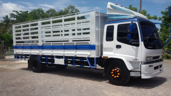 รถ6ล้อ. FTR33P. ISUSU. เครื่อง6HH1รุ่นFTR33Pเครื่อง195กะบะยาว7.20เมตร สภาพพร้อมใช้งาน คัชชีสวย