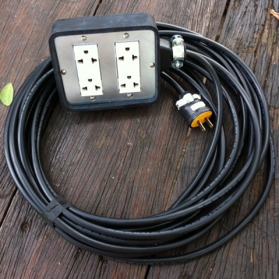 ปลั๊กพ่วง 10 เมตร 5 เมตร สายไฟ ขนาด 2X1.5 SQ.MM